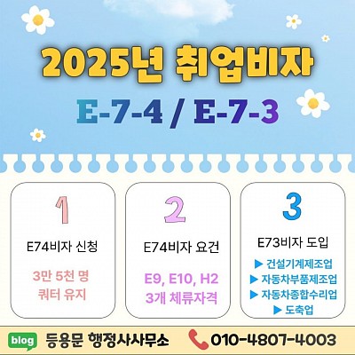 e74비자 / e73비자